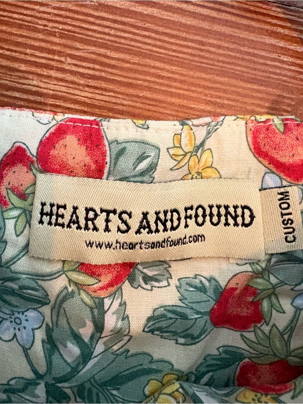 Hearts and Found Strawberry Print Halter Dress - Picture 5 of 7